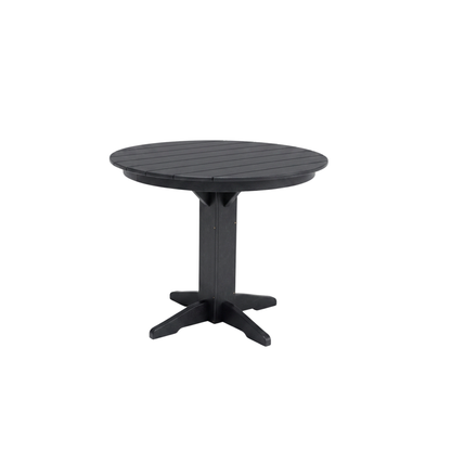 Keystone Amish Co. Round Poly Lumber Counter Height Table