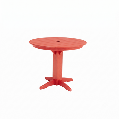 Keystone Amish Co. Round Poly Lumber Counter Height Table