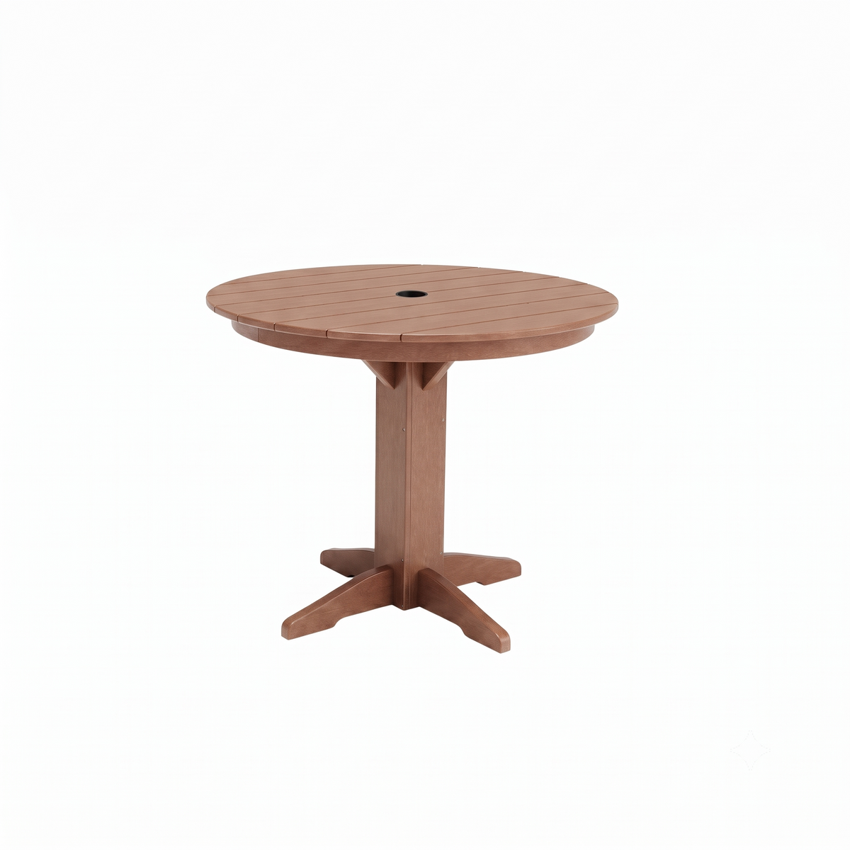 Keystone Amish Co. Round Poly Lumber Counter Height Table