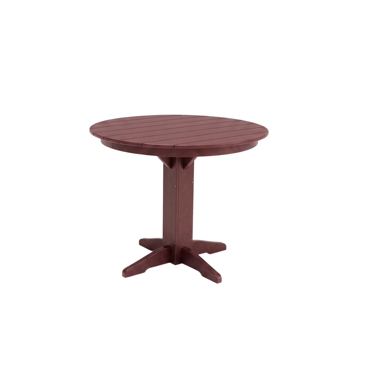 Keystone Amish Co. Round Poly Lumber Counter Height Table