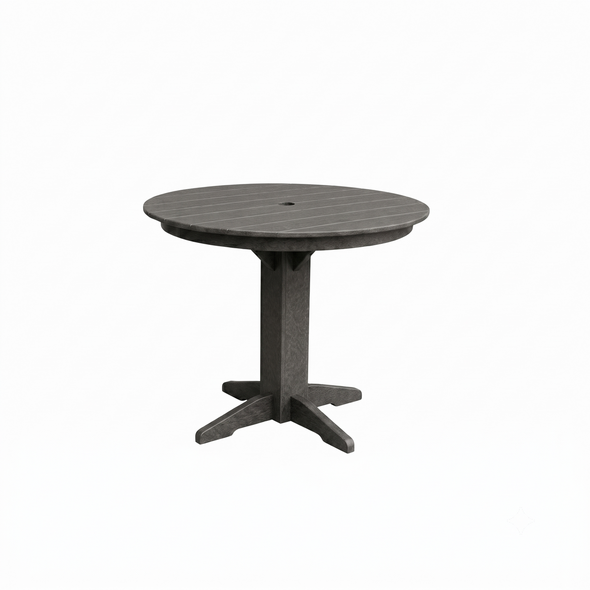 Keystone Amish Co. Round Poly Lumber Counter Height Table