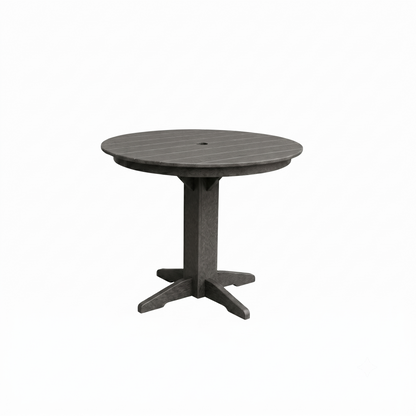 Keystone Amish Co. Round Poly Lumber Counter Height Table