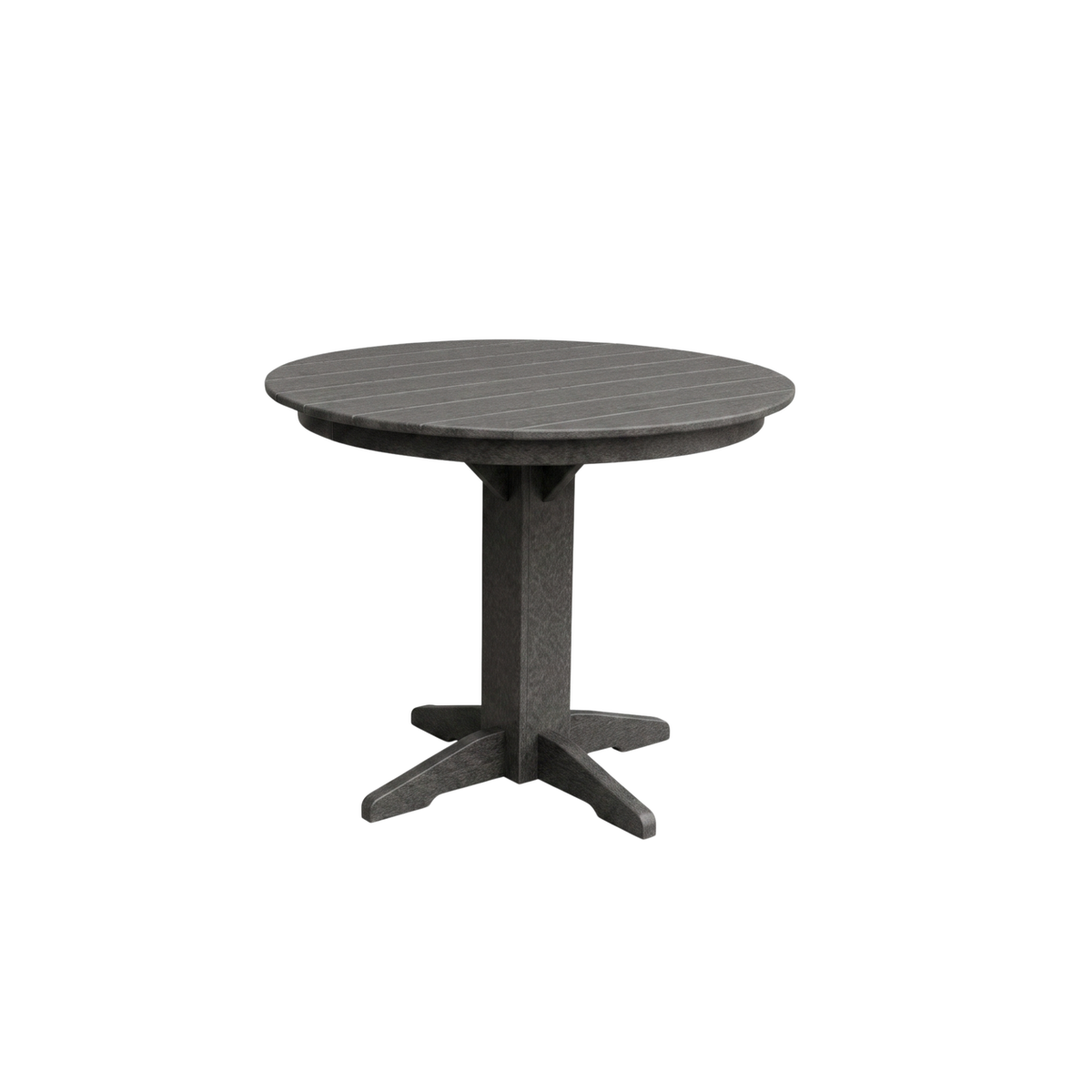 Keystone Amish Co. Round Poly Lumber Counter Height Table