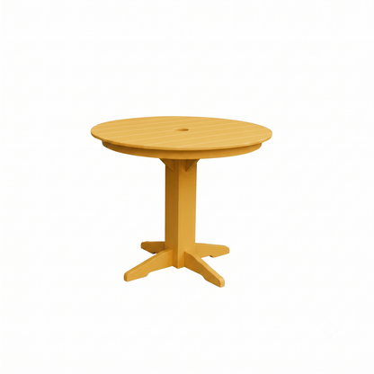 Keystone Amish Co. Round Poly Lumber Counter Height Table