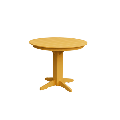 Keystone Amish Co. Round Poly Lumber Counter Height Table
