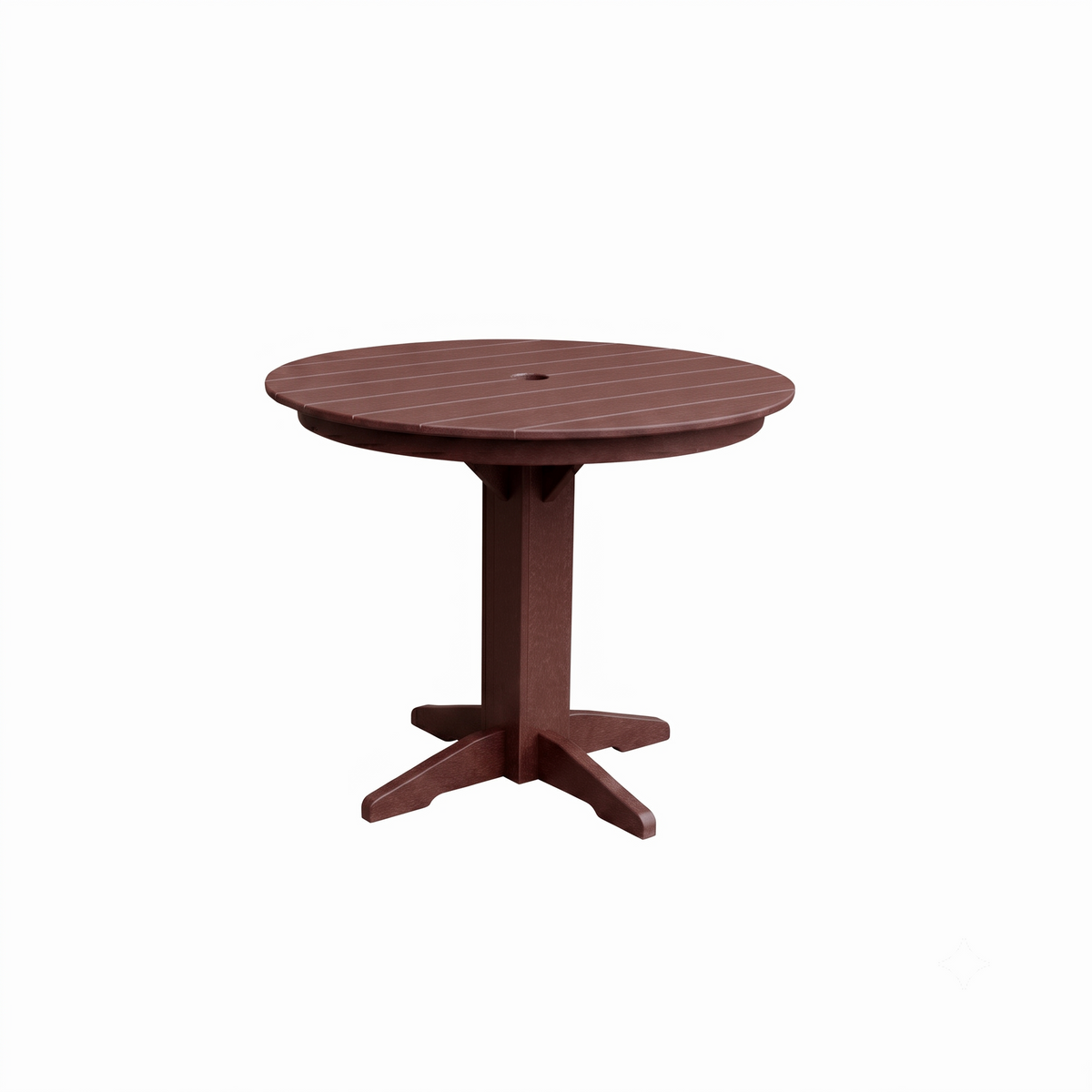 Keystone Amish Co. Round Poly Lumber Counter Height Table