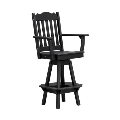 Keystone Amish Co. Royal Poly Swivel Bar Chair