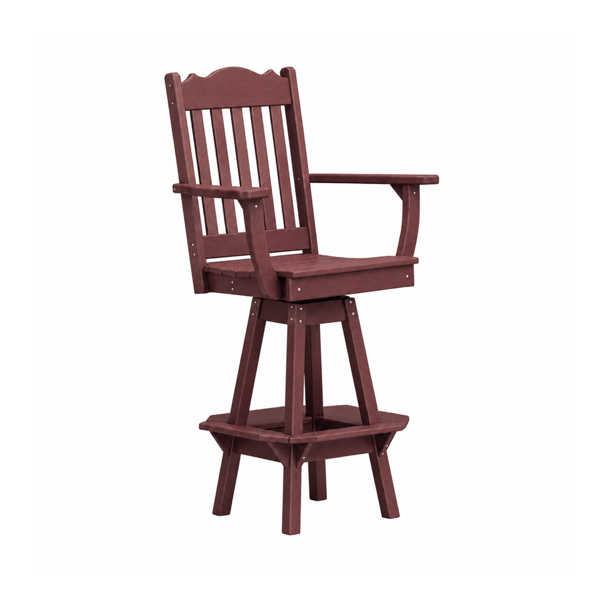 Keystone Amish Co. Royal Poly Swivel Bar Chair