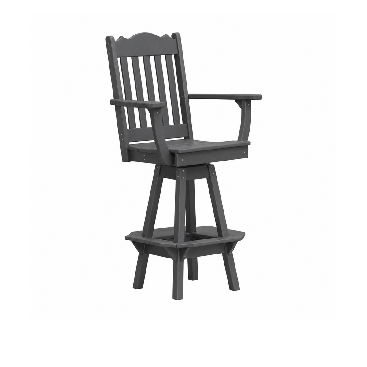 Keystone Amish Co. Royal Poly Swivel Bar Chair