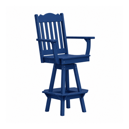 Keystone Amish Co. Royal Poly Swivel Bar Chair