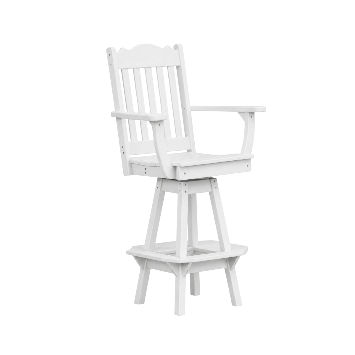 Keystone Amish Co. Royal Poly Swivel Bar Chair