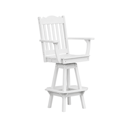 Keystone Amish Co. Royal Poly Swivel Bar Chair
