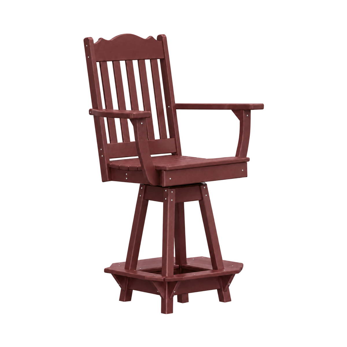 Keystone Amish Co. Royal Poly Swivel Counter Height Chair