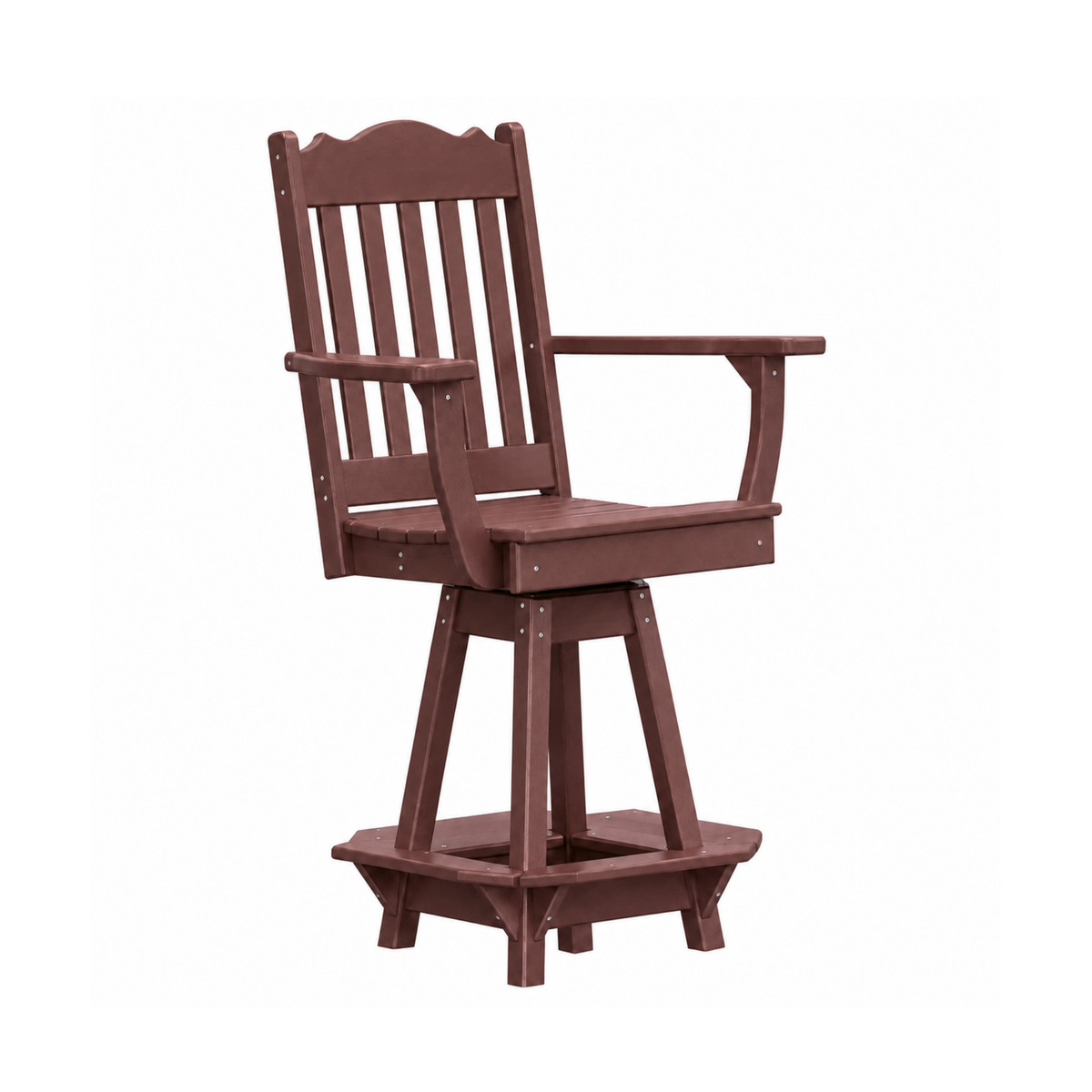 Keystone Amish Co. Royal Poly Swivel Counter Height Chair