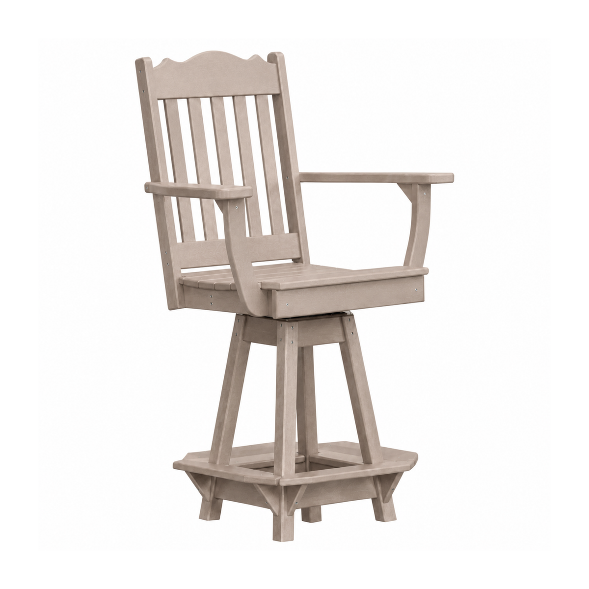 Keystone Amish Co. Royal Poly Swivel Counter Height Chair