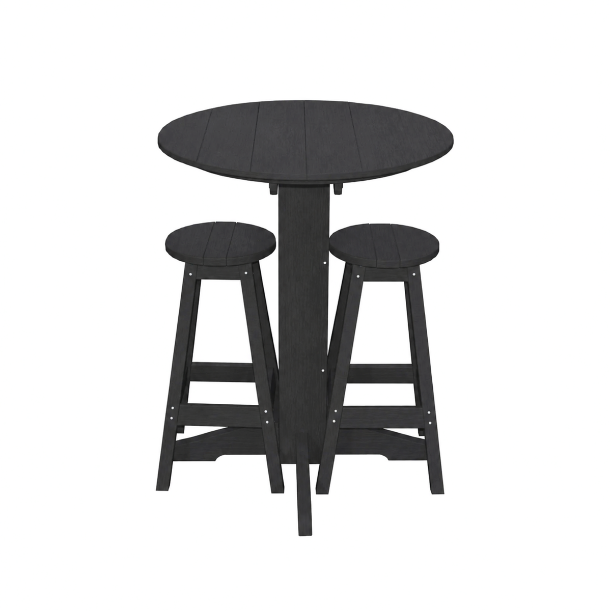 Keystone Amish Co. Sierra 2 Person Poly Round Bar Dining Set