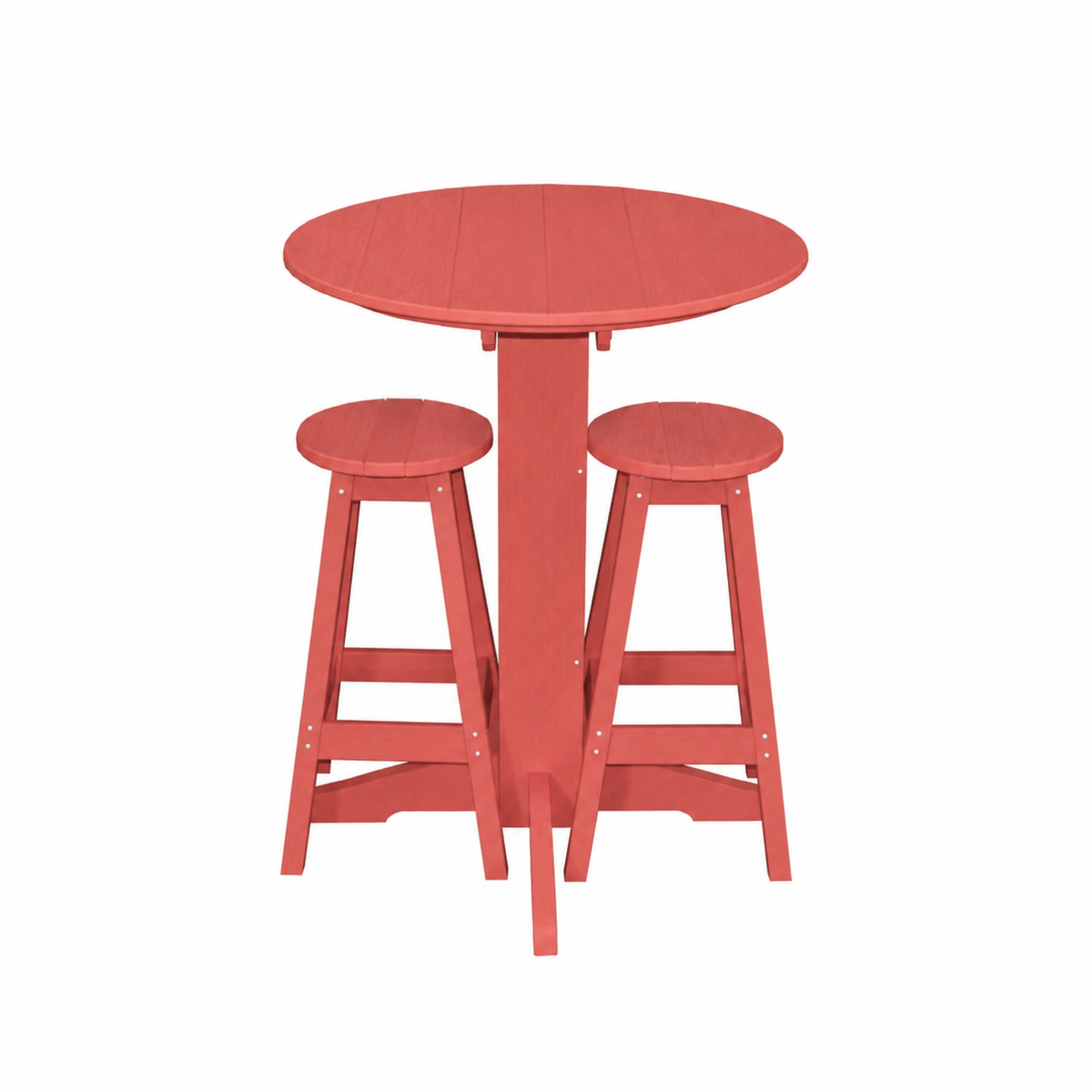 Keystone Amish Co. Sierra 2 Person Poly Round Bar Dining Set