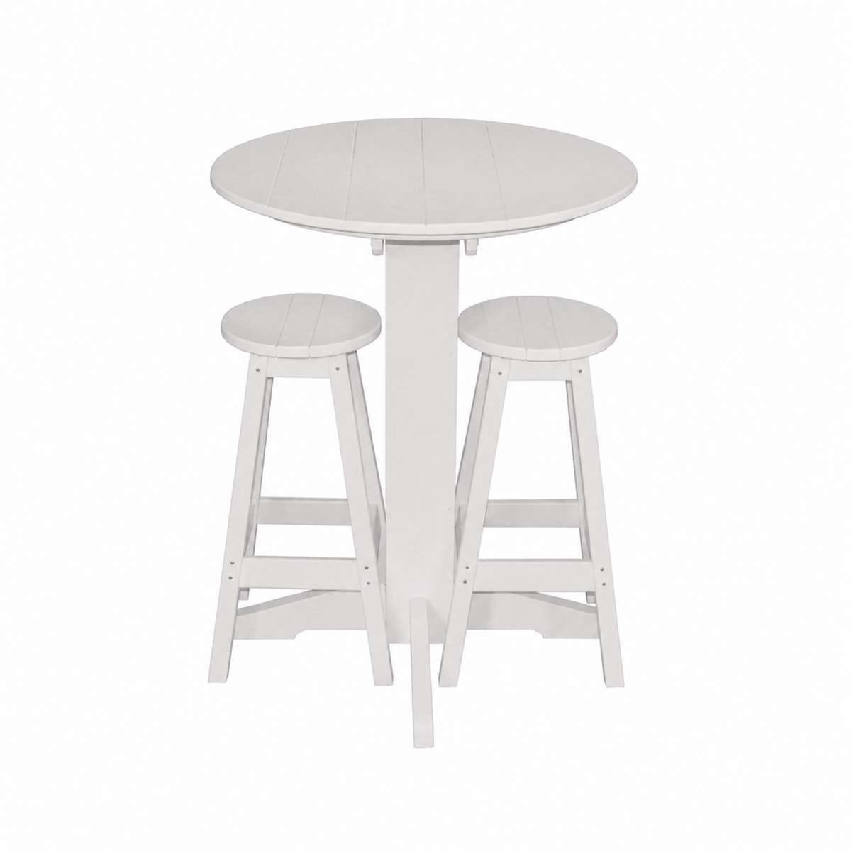 Keystone Amish Co. Sierra 2 Person Poly Round Bar Dining Set