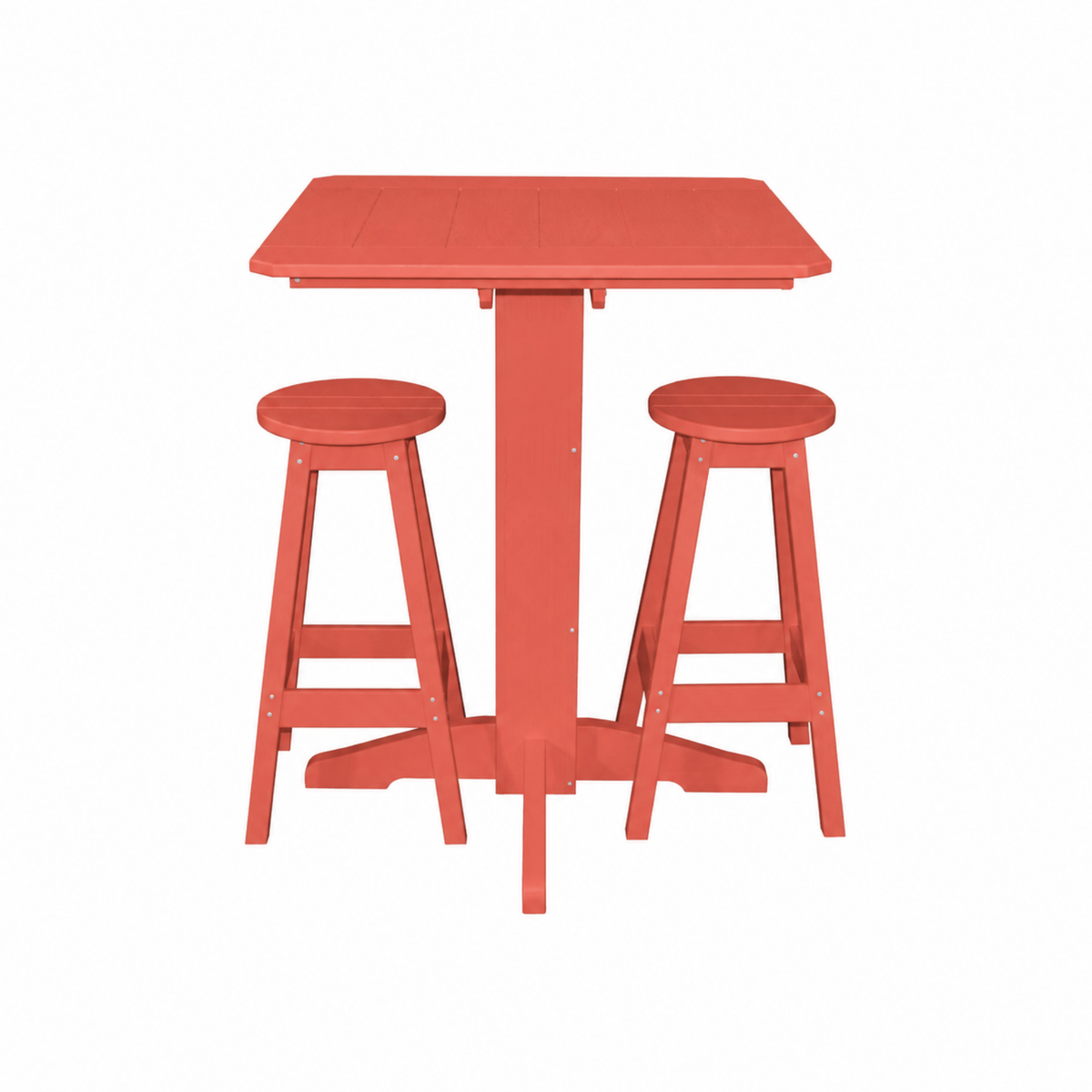 Keystone Amish Co. Sierra 3-Piece Poly Outdoor Bar Set