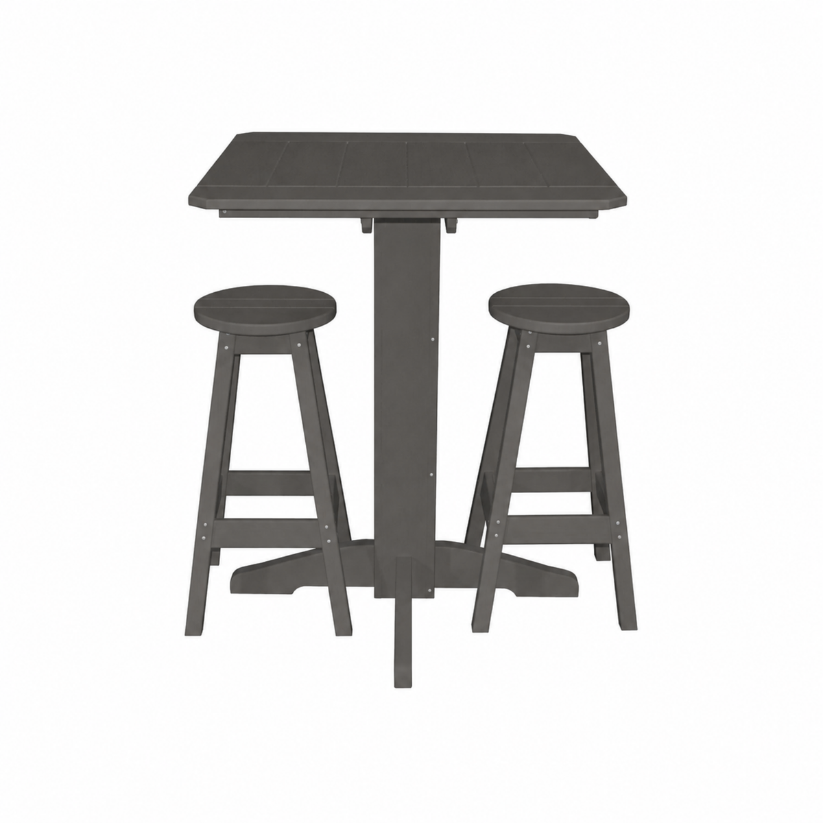 Keystone Amish Co. Sierra 3-Piece Poly Outdoor Bar Set