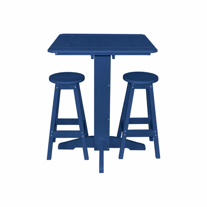 Keystone Amish Co. Sierra 3-Piece Poly Outdoor Bar Set