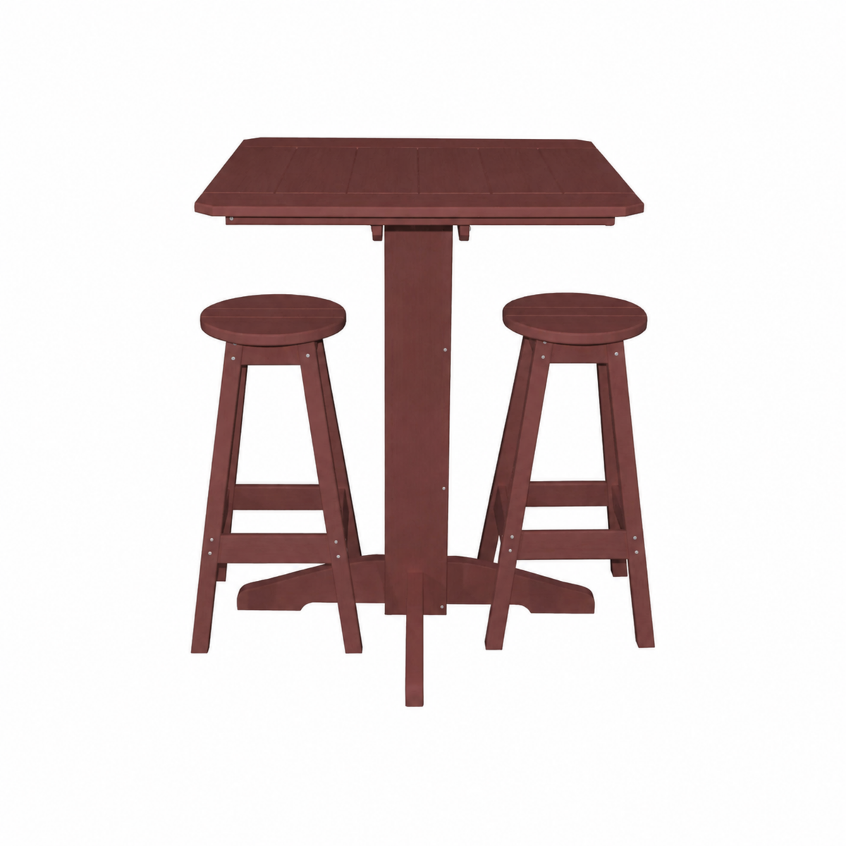 Keystone Amish Co. Sierra 3-Piece Poly Outdoor Bar Set