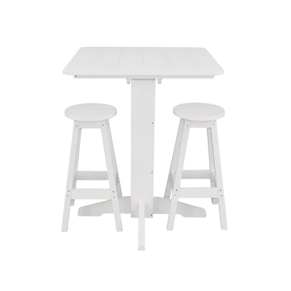 Keystone Amish Co. Sierra 3-Piece Poly Outdoor Bar Set