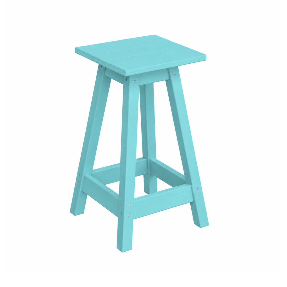 Keystone Amish Co. Square Poly Outdoor Counter Stool