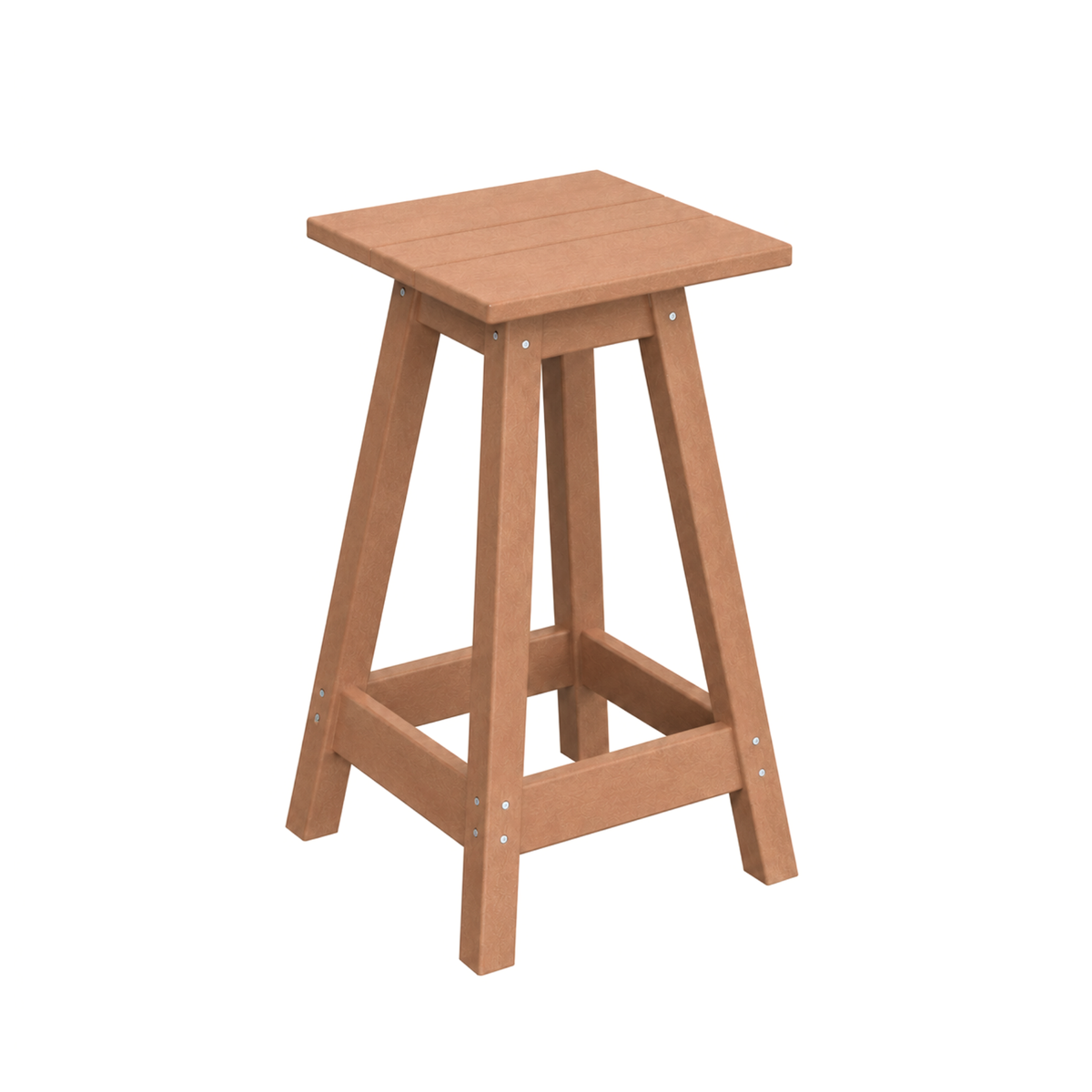 Keystone Amish Co. Square Poly Outdoor Counter Stool