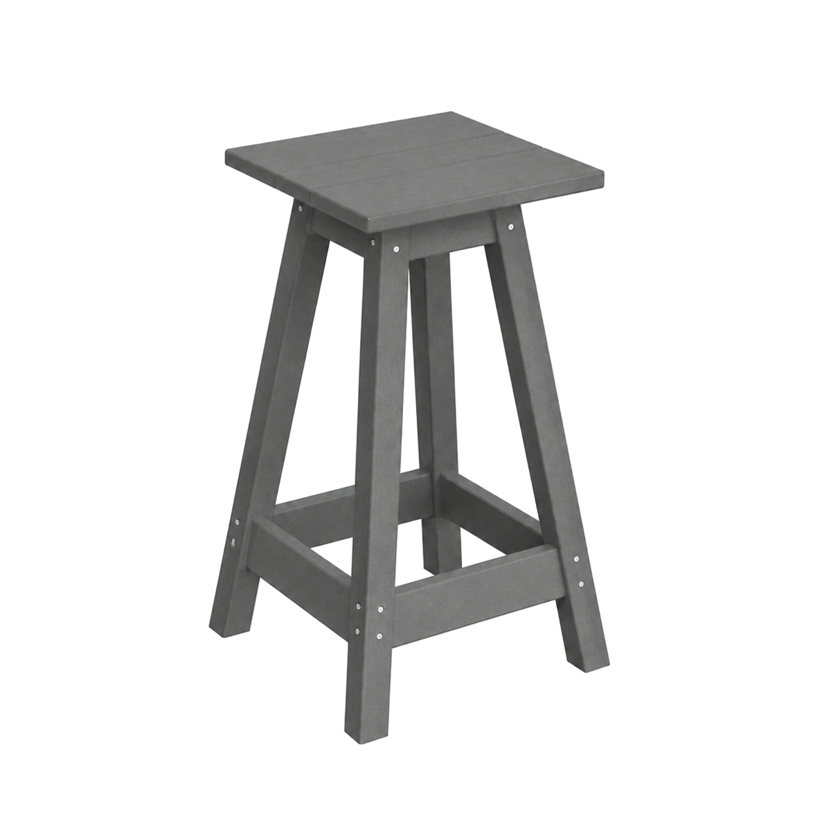 Keystone Amish Co. Square Poly Outdoor Counter Stool