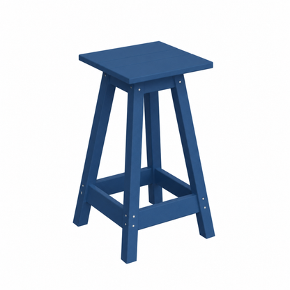 Keystone Amish Co. Square Poly Outdoor Counter Stool