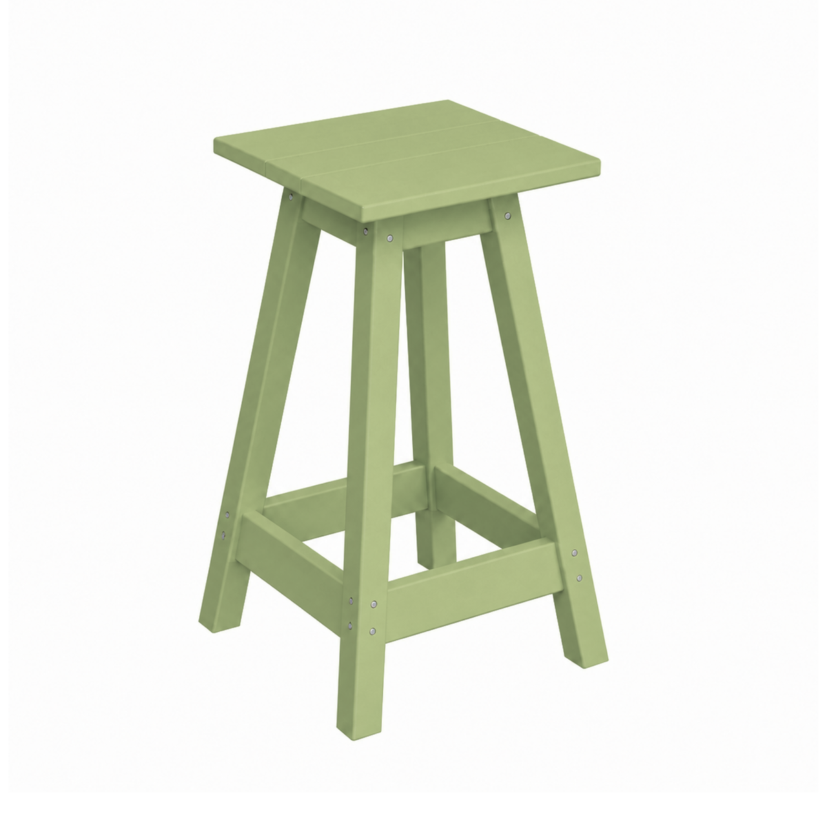 Keystone Amish Co. Square Poly Outdoor Counter Stool