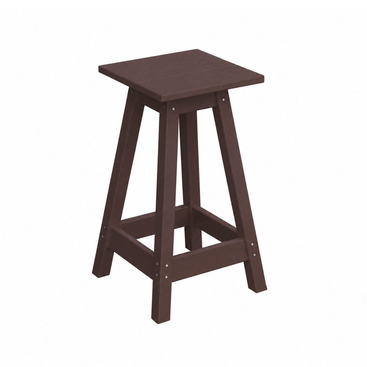 Keystone Amish Co. Square Poly Outdoor Counter Stool