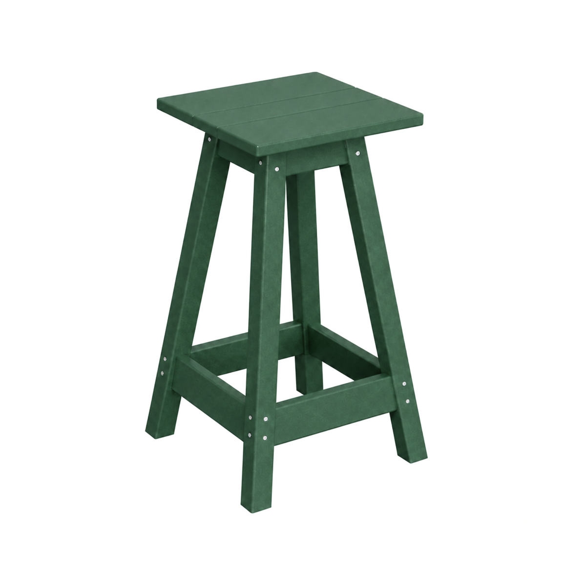 Keystone Amish Co. Square Poly Outdoor Counter Stool