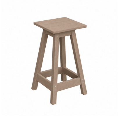 Keystone Amish Co. Square Poly Outdoor Counter Stool