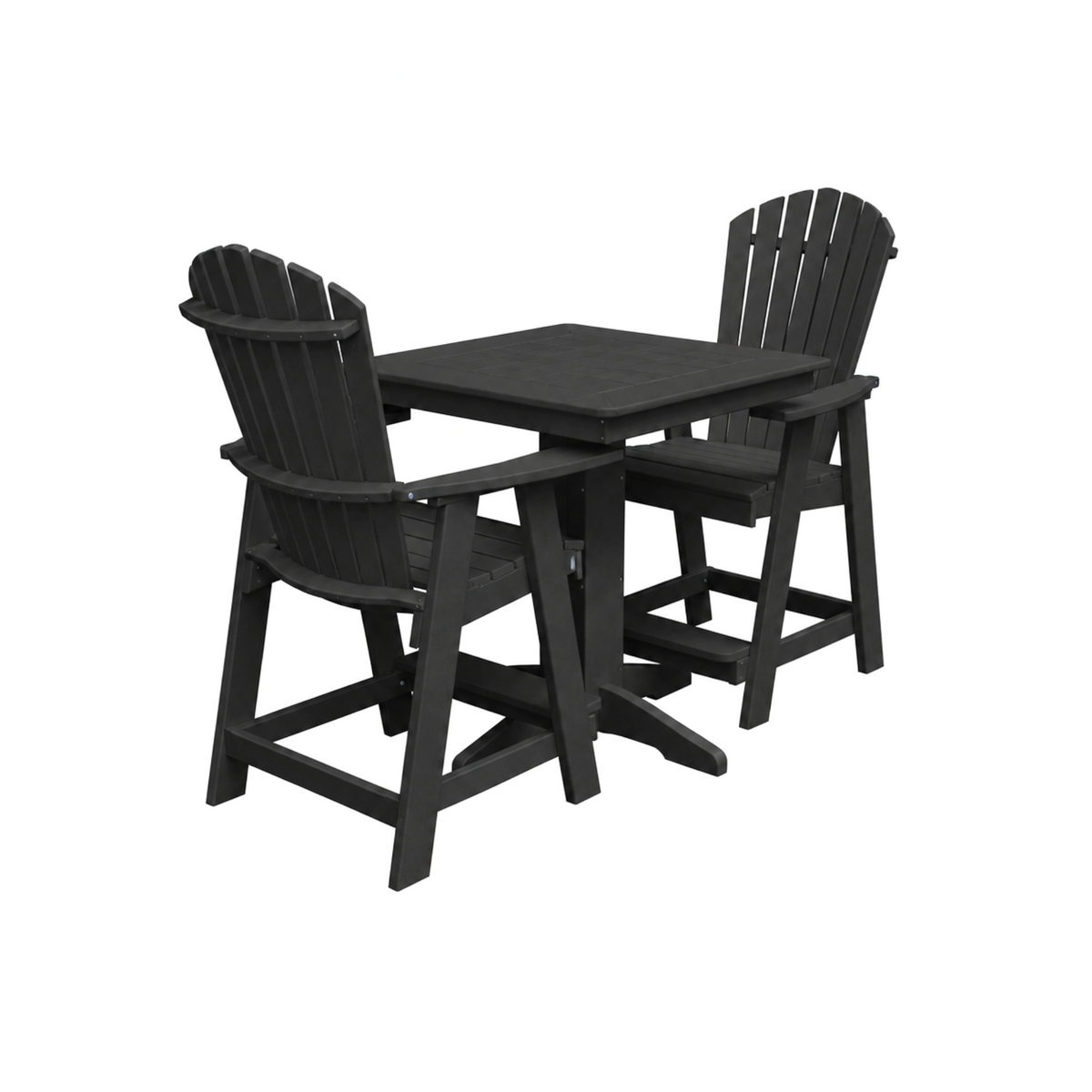 Keystone Amish Co. Sunburst 2-Person Counter Height Poly Dining Set