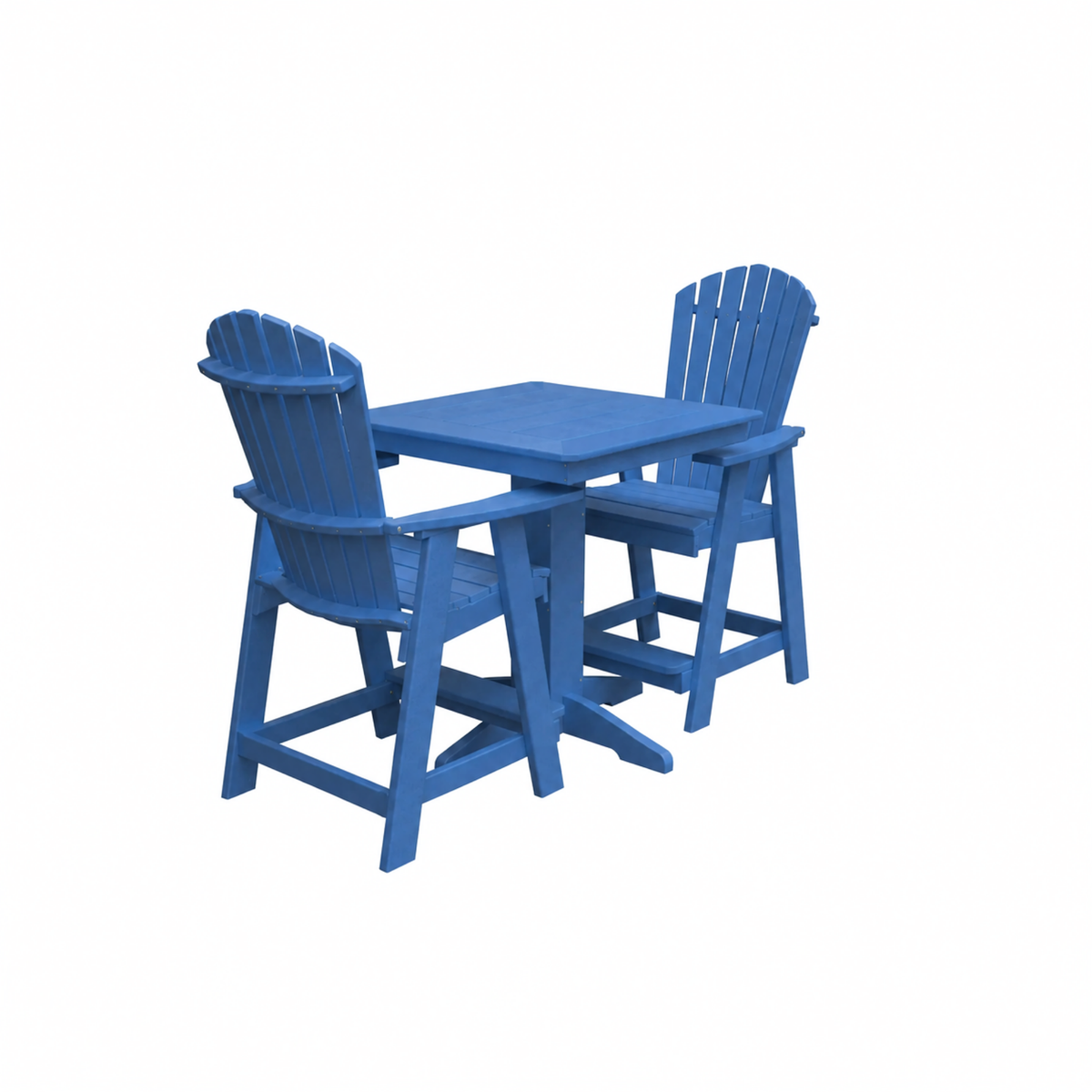 Keystone Amish Co. Sunburst 2-Person Counter Height Poly Dining Set