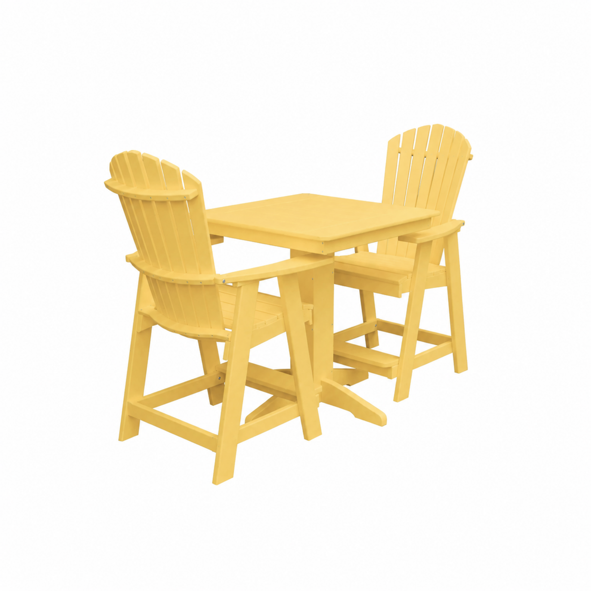 Keystone Amish Co. Sunburst 2-Person Counter Height Poly Dining Set