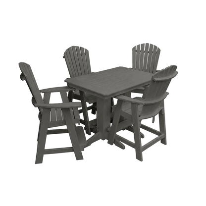 Keystone Amish Co. Sunburst 4-Person Counter Height Poly Dining Set