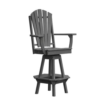 Keystone Amish Co. Sunburst Poly Outdoor Swivel Bar Chair