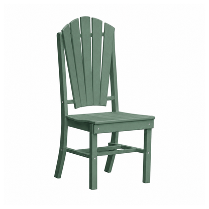Keystone Amish Co. Sunburst Poly Lumber Outdoor Dining Side Chair