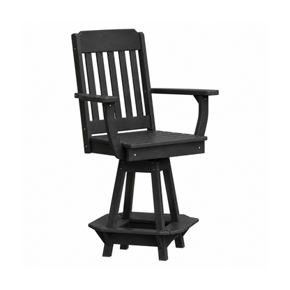 Keystone Amish Co. Traditional Poly Swivel Counter Height Chair