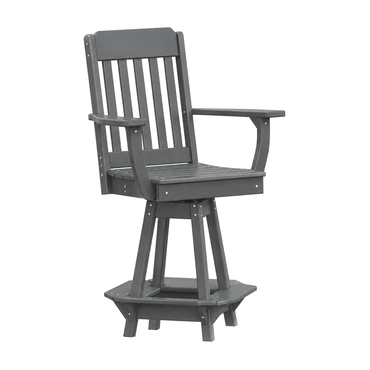 Keystone Amish Co. Traditional Poly Swivel Counter Height Chair