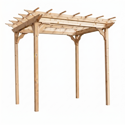 Keystone Amish Co. Cedar Pergola Swing Bed Stand