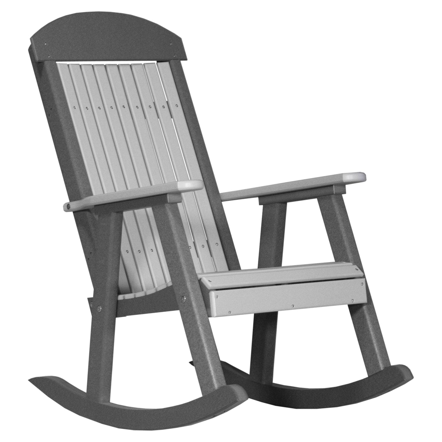 LuxCraft Classic Traditional Poly Composite Rocking Chair