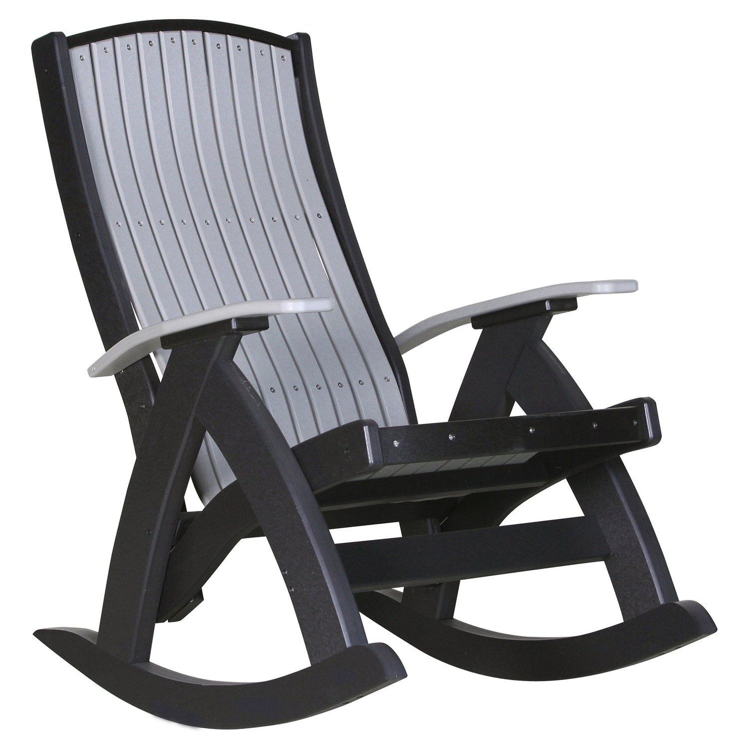 LuxCraft Poly Lumber Comfort Outdoor Rocking Chair