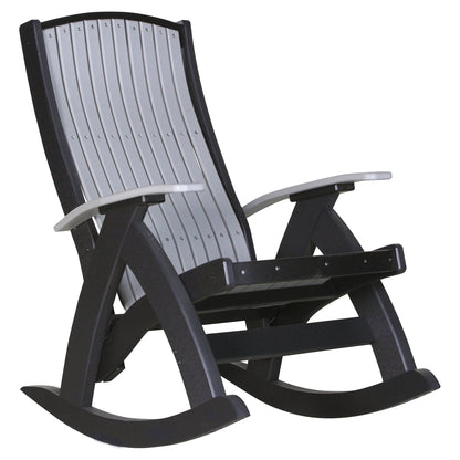 LuxCraft Poly Lumber Comfort Outdoor Rocking Chair