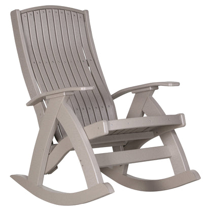 LuxCraft Poly Lumber Comfort Outdoor Rocking Chair