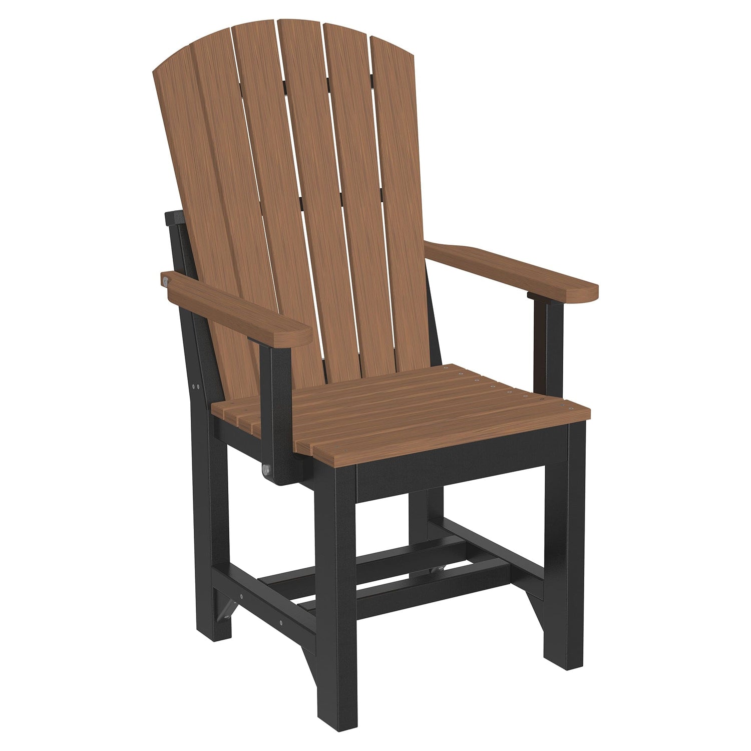 Luxcraft Poly Lumber Adirondack Dining Arm Chair