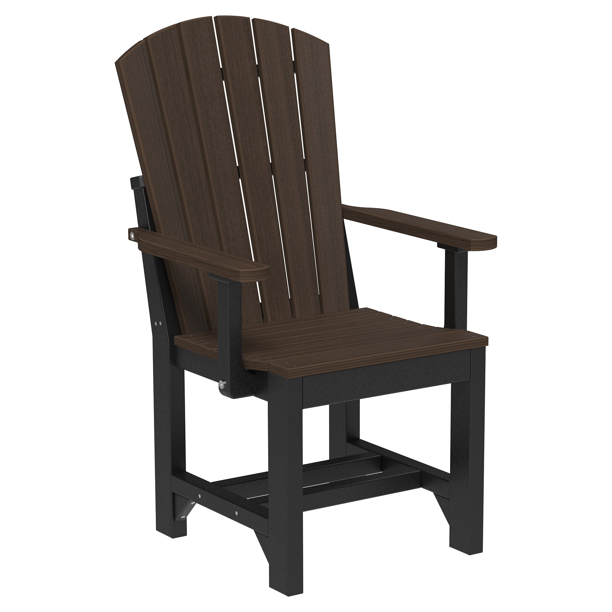 Luxcraft Poly Lumber Adirondack Dining Arm Chair